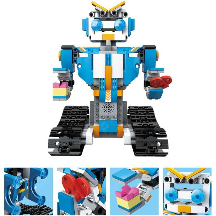 AOKESI Remote Control Robot Building Blocks Educational Kit Engineering STEM Building Toys