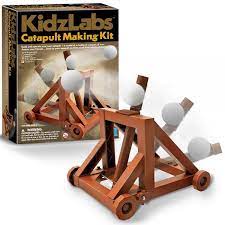 4M KidzLabs Catapult Making Kit Science Building Set Kids Educational Toy 