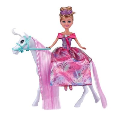 193052008350-2 ZURU SPARKLE GIRLZ PRINCESS DOLL AND HORSE PLAYSET